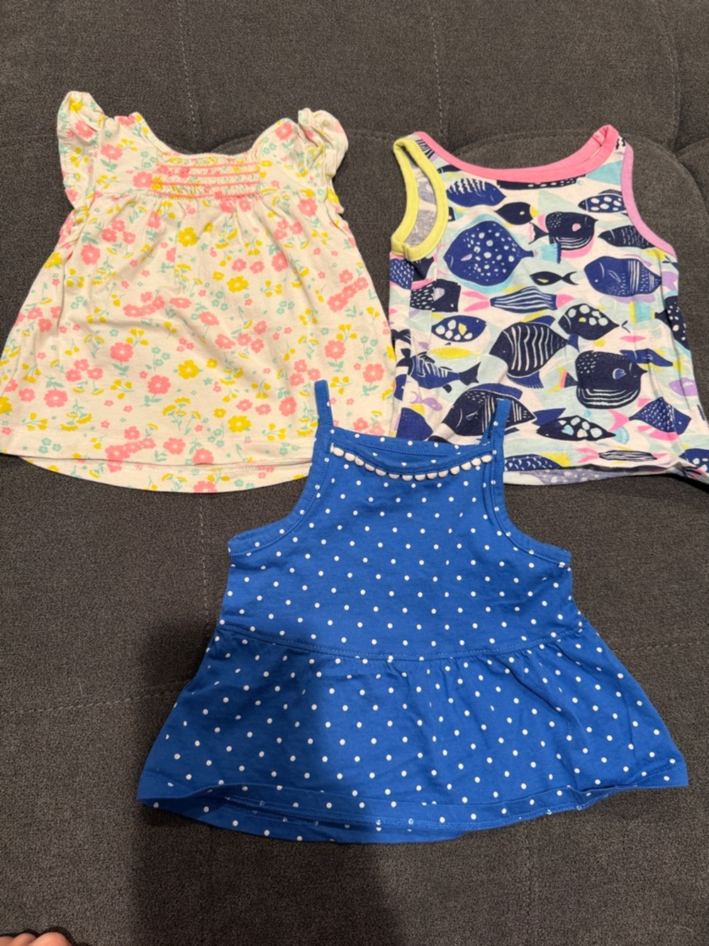Girls' Summer Shirts-Set of 3